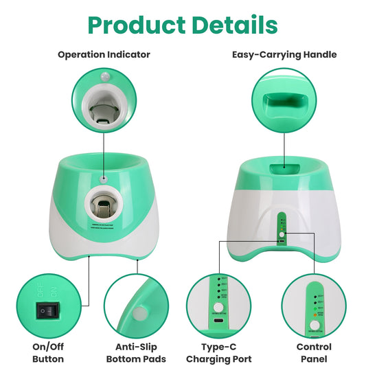 Automatic Dog Ball Launcher Included 6 Tennis Balls