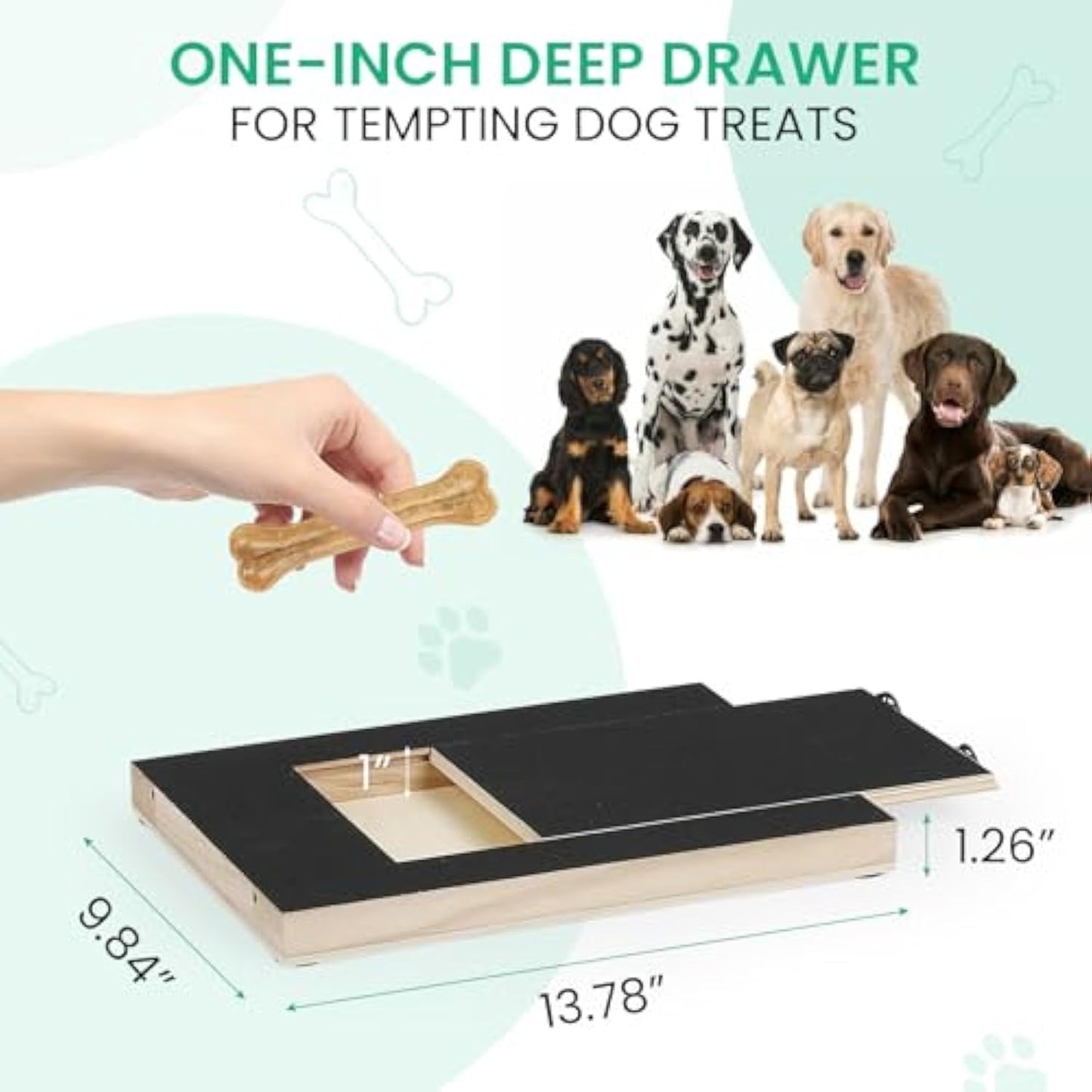 Dog Nail Grinder Board with Treat Box